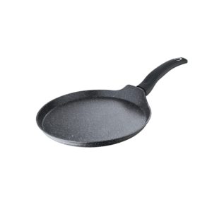 Aluminium Orion Marble Non-Stick Tawa/Dosa Tawa 28 Cm, Induction Base, Minimum Oil Cooking, Food Safe, Grey